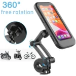 Phone Mount Waterproof Cell Phone Holder 360? Rotation (Black) - Image 3