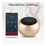 Plastic Rubber Wireless M3 Bluetooth Speaker (Rose Gold) - Image 2