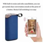 Plastic Rubber Wireless TG111 Bluetooth Speaker (Blue) - Image 2