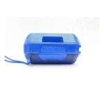 Plastic Rubber Wireless AO105 Bluetooth Speaker (Blue) - Image 2
