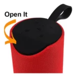 Plastic Rubber Wireless TG113 Bluetooth Speaker (Red) - Image 2