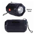 Plastic Rubber Wireless AO105 Bluetooth Speaker (Black) - Image 2