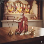 Wooden Kanchi Sri Sankaracharya Maha Periyava Table Top Devotional Player (Multicolor) - Image 2