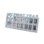 Acrylic Newborn Baby First Year Photo Frame (Multicolor) - Image 3