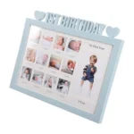 Acrylic First Year Baby Photo Frame (Multicolor)