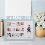 Acrylic First Year Baby Photo Frame (Multicolor) - Image 2