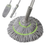 Generic Pack of 2 Microfiber Twist Mop for Floor Cleaning (Grey) - Image 5