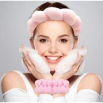 Generic Pack of 2 Spa Headband And Wristband Set (Pink) - Image 5