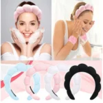 Generic Pack of 2 Spa Headband And Wristband Set (Pink) - Image 2