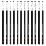 Generic Pack of 2 12 pcs Art Pencil Kit Set (Black) - Image 5