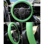 Generic Pack of 2 Universal Soft Silicone Steering Wheel Cover (Green) - Image 5