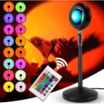 Generic Sunset Lamp With Remote (Black)