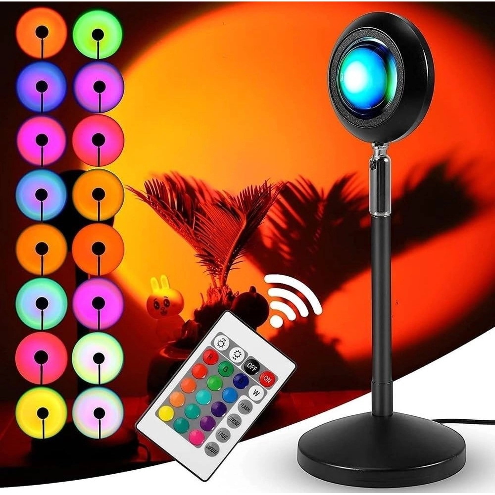 PID-66827-Sunset-Lamp-With-Remote-Multicolor-1-1000x1000-1.webp Generic Sunset Lamp With Remote (Black) - Image 1