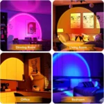 Generic Sunset Lamp With Remote (Black) - Image 4