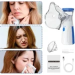 Generic Pack of 2 Mini Portable Mesh Nebulizer (Multicolor) - Image 2