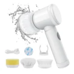 Generic USB Charging 5 in 1 Magic Brush (White) - Image 4
