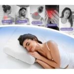 Generic Memory Foam Orthopedic Neck Pillow (White) - Image 3