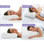 Generic Memory Foam Orthopedic Neck Pillow (White) - Image 2
