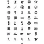 Generic Pack of 3 Switch Board Sticker (Black) - Image 4