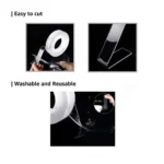 Generic Pack of 3 Magic Tape (Clear) - Image 3
