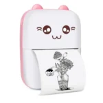 Generic Mini Printer (Pink-White)