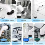 Generic 9 in 1 Cordless Electric Spin Scrubber (Multicolor) - Image 3