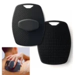 Generic Pack of 2 Silicone Body Scrubber Bath Brush (Black)