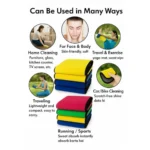 Generic Pack of 3 Microfiber Car Cleaning Towel (Multicolor) - Image 4