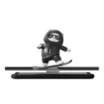 Generic Car Slidder Panda (Black) - Image 5