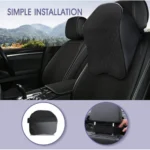 Generic Memory Foam Car Headrest Pillow (Black) - Image 4