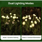 Generic Solar Mushroom Light (Green) - Image 2