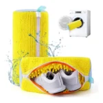 Generic Pack of 2 Shoe Washing Machine Bag (Yellow)