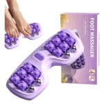 Generic Pack of 2 Portable Double Foot Massage Roller (Purple) - Image 6