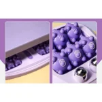Generic Pack of 2 Portable Double Foot Massage Roller (Purple) - Image 5
