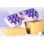 Generic Pack of 2 Portable Double Foot Massage Roller (Purple) - Image 4
