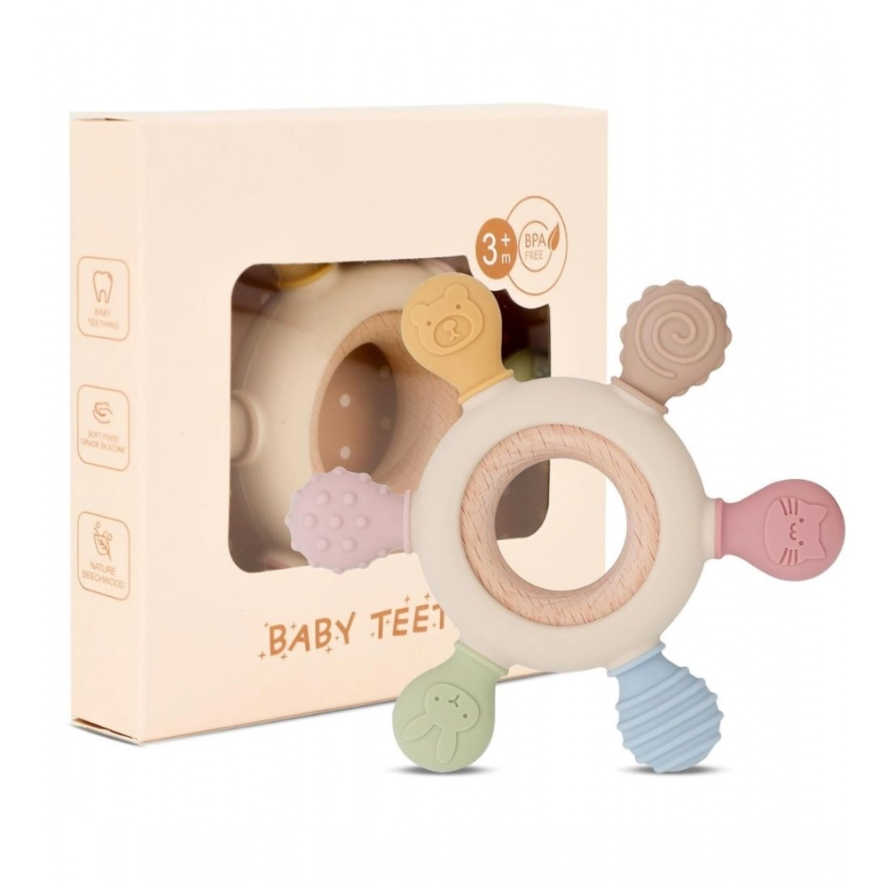 PID-66805-Silicone-Baby-Teether-Beige-1-1000x1000-1.webp Generic Silicone Baby Teether (Multicolor) - Image 1
