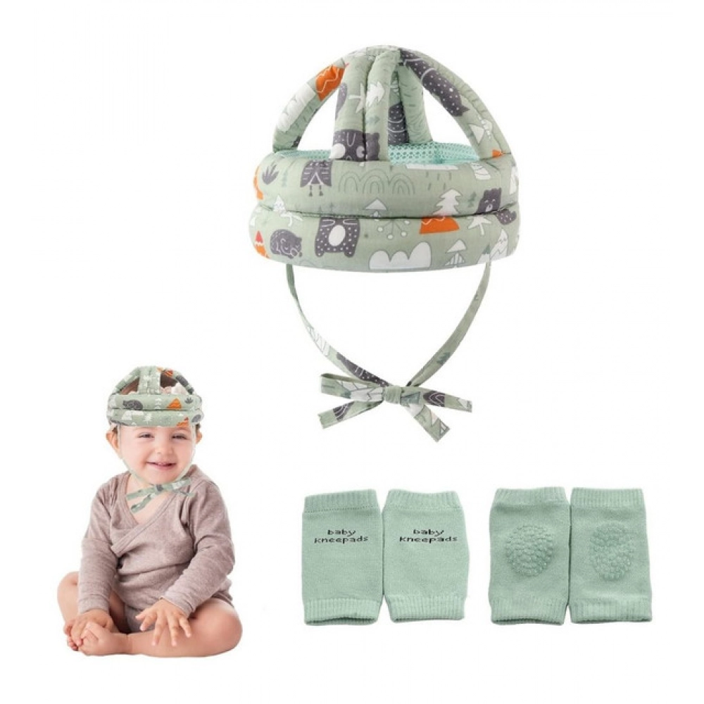 PID-66810-Baby-Safety-Helmet-Green-1-1000x1000-1.webp Generic Pack of 2 Baby Safety Helmet (Green) - Image 1