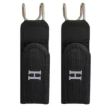 Generic Pack of 2 Buckle Less Belt Pair (Black)