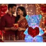 Generic Glowing Teddy Bear Night Light (Multicolor) - Image 3