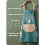 Generic Pack of 2 Kitchen Pocket Apron (Multicolor) - Image 3