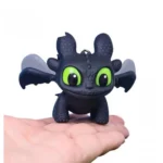 Generic Night Fury Dragon Keychain (Black)