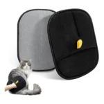Generic Pack of 2 Cat Dog Hair Remover Gloves (Black)
