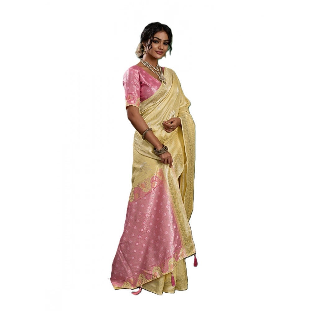 PID-67038-Women-s-Linen-Cotton-Printed-Saree-With-Unstitched-Blouse-5-5-Mtr-Yellow-1-1000x1000-1.webp Generic Women's Linen Cotton Printed Saree With Unstitched Blouse 5.5Mtr (Yellow ) - Image 1