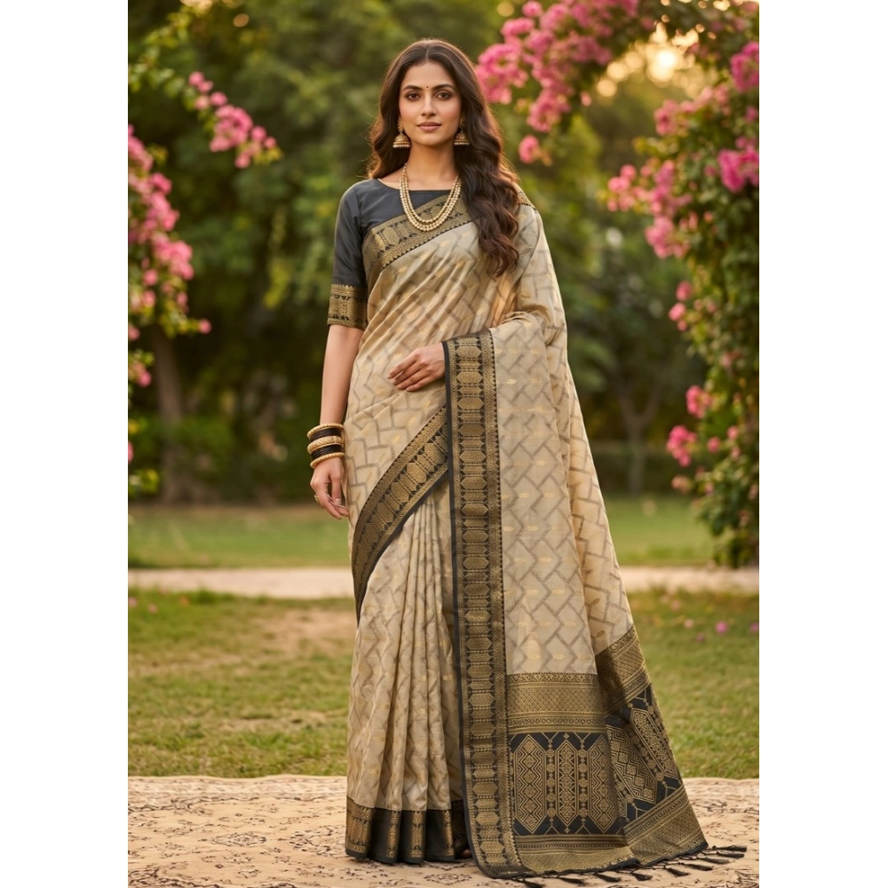 PID-67073-Women-s-Cotton-Printed-Saree-With-Unstitched-Blouse-5-5-Mtr-Chiku-With-Black-1-1000x1000-1.webp Generic Women's Cotton Printed Saree With Unstitched Blouse 5.5Mtr (Multicolor) - Image 1
