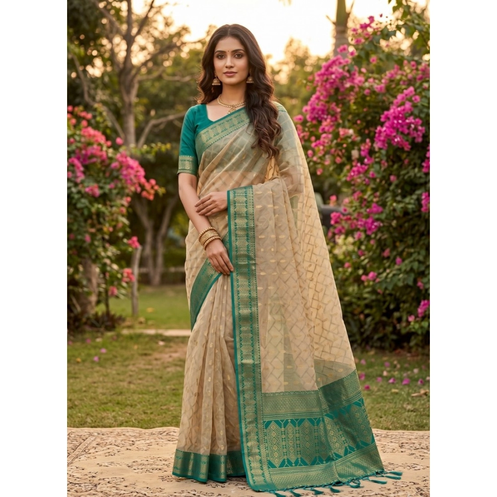PID-67074-Women-s-Cotton-Printed-Saree-With-Unstitched-Blouse-5-5-Mtr-Chiku-With-Rama-1-1000x1000-1.webp Generic Women's Cotton Printed Saree With Unstitched Blouse 5.5Mtr (Multicolor) - Image 1