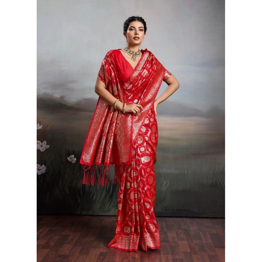 PID-67092-Women-s-Silk-Blend-Printed-Saree-With-Unstitched-Blouse-5-5-Mtr-Red-1-1000x1000-1.webp Generic Women's Silk Blend Printed Saree With Unstitched Blouse 5.5Mtr (Red) - Image 1
