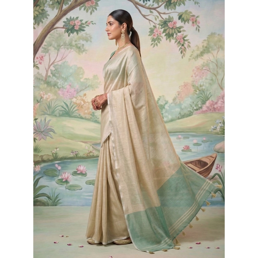 PID-67112-Women-s-Tissue-Silk-Soild-Saree-With-Unstitched-Blouse-5-5-Mtr-Beige-1-1000x1000-1.webp Generic Women's Tissue Silk Solid Saree With Unstitched Blouse 5.5Mtr (Beige) - Image 1
