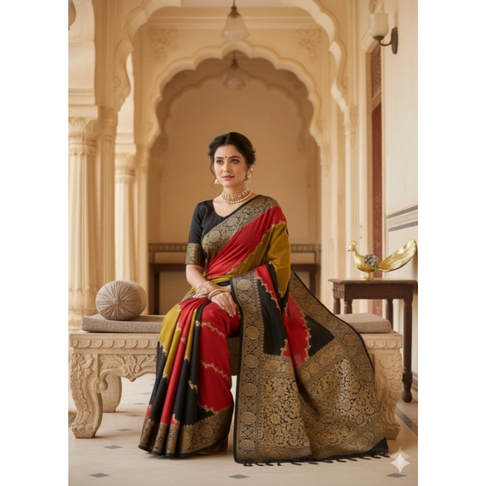 PID-67143-Women-s-Dola-Silk-Embellished-Saree-With-Unstitched-Blouse-5-5-Mtr-Multicolor-1-1000x1000-1.webp Generic Women's Dola Silk Embellished Saree With Unstitched Blouse 5.5Mtr (Multicolor) - Image 1