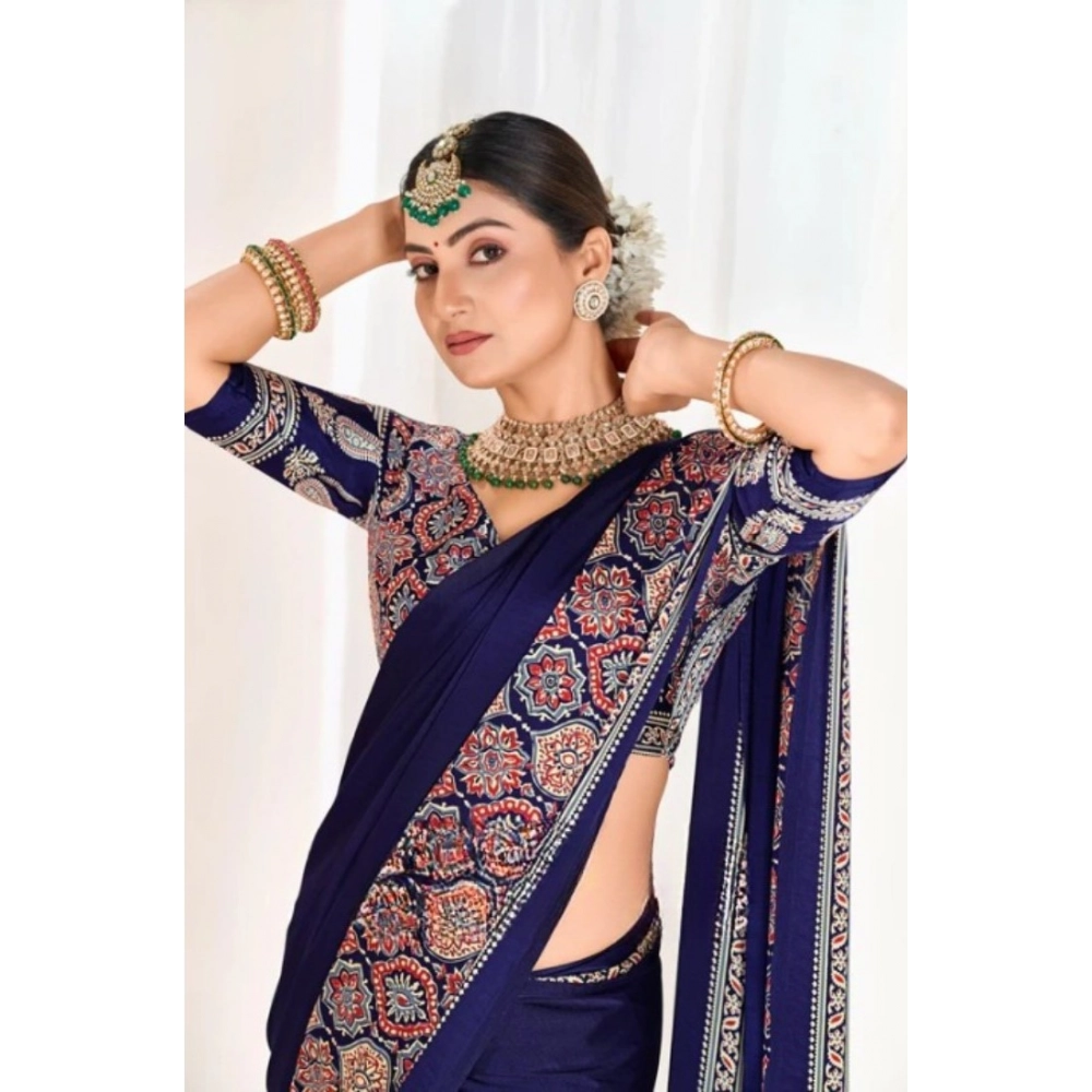 PID-67153-Women-s-Crepe-Printed-Saree-With-Unstitched-Blouse-5-5-Mtr-Navy-Blue-1-1000x1000-1.webp Generic Women's Crepe Printed Saree With Unstitched Blouse 5.5Mtr (Navy Blue) - Image 1