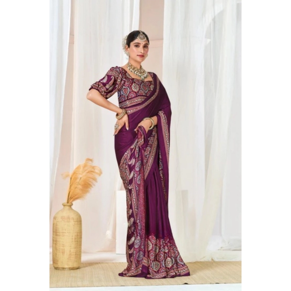 PID-67155-Women-s-Crepe-Printed-Saree-With-Unstitched-Blouse-5-5-Mtr-Wine-1-1000x1000-1.webp Generic Women's Crepe Printed Saree With Unstitched Blouse 5.5Mtr (Wine) - Image 1